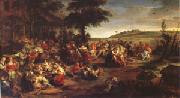 Peter Paul Rubens The Village Wedding (mk05) oil